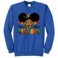 I Am Black History Month African American Queen Gift Tall Sweatshirt