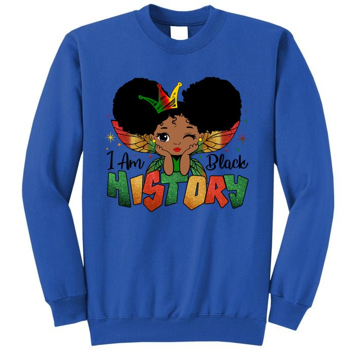 I Am Black History Month African American Queen Gift Tall Sweatshirt