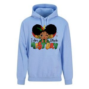 I Am Black History Month African American Queen Gift Unisex Surf Hoodie