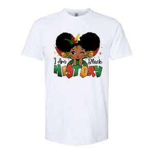 I Am Black History Month African American Queen Gift Softstyle CVC T-Shirt