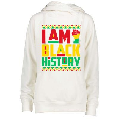 I Am Black History Month Independence Day Juneteenth Freedom Meaningful Gift Womens Funnel Neck Pullover Hood