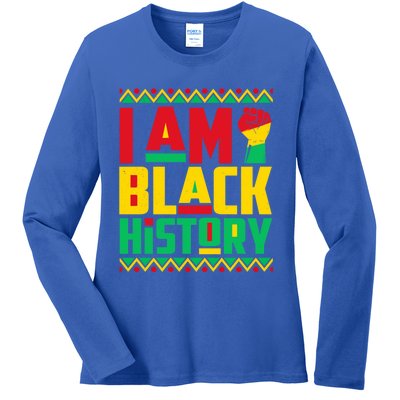 I Am Black History Month Independence Day Juneteenth Freedom Meaningful Gift Ladies Long Sleeve Shirt