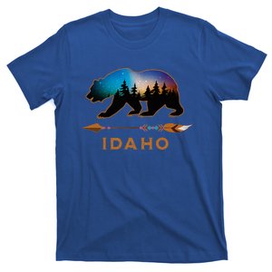 Idaho American Black Bear Starry Night Sky Travel Souvenir T-Shirt