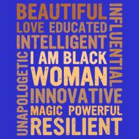 I Am Black Black History Month Juneteenth Black Meaningful Gift Kids T-Shirt