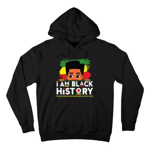 I Am Black History For Boy Black History Month Hoodie