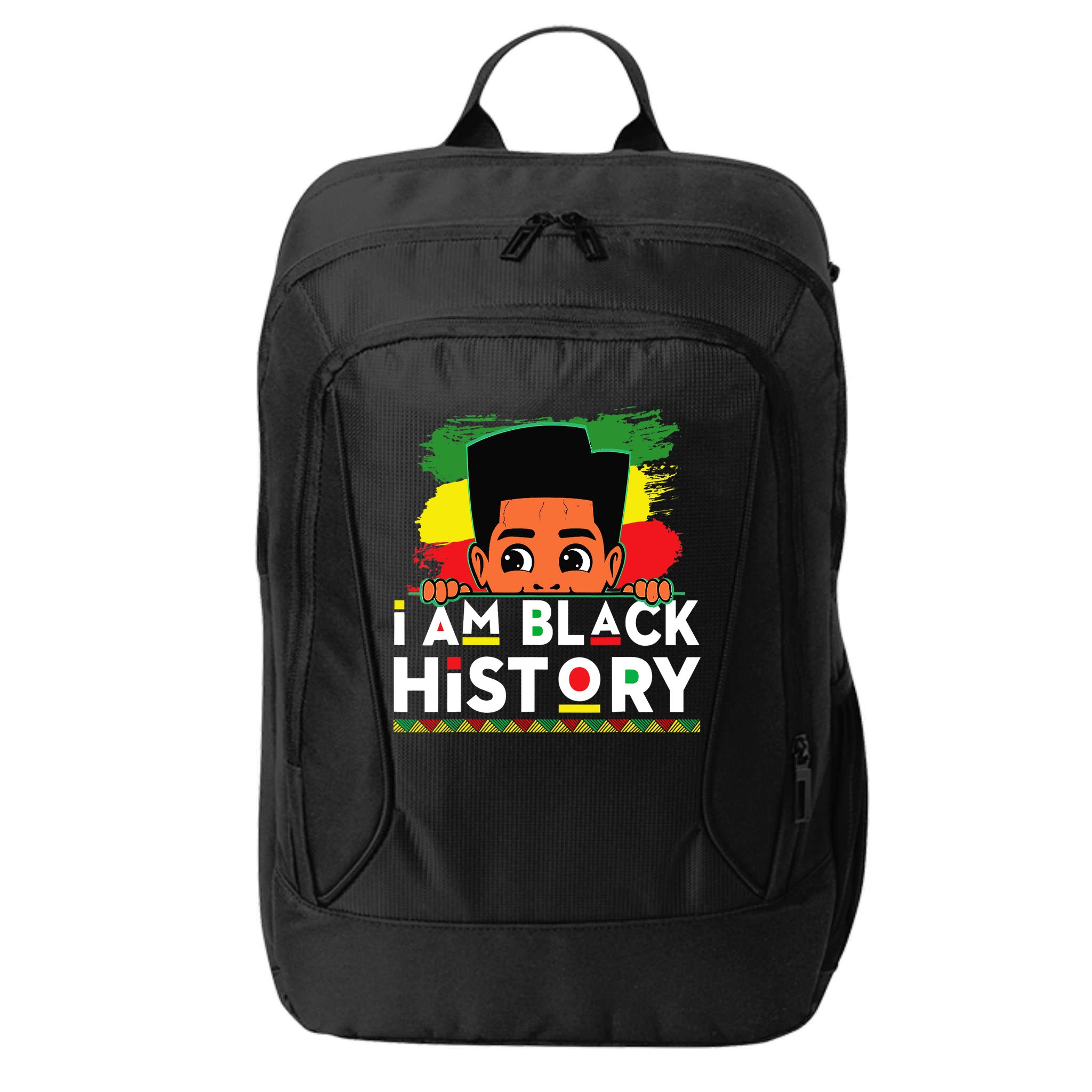 I Am Black History For Boy Black History Month City Backpack