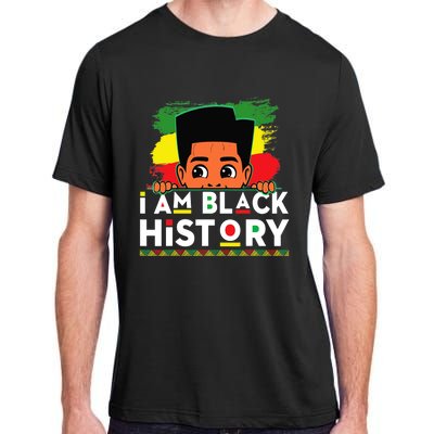 I Am Black History For Boy Black History Month Adult ChromaSoft Performance T-Shirt