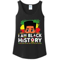 I Am Black History For Boy Black History Month Ladies Essential Tank