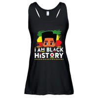 I Am Black History For Boy Black History Month Ladies Essential Flowy Tank