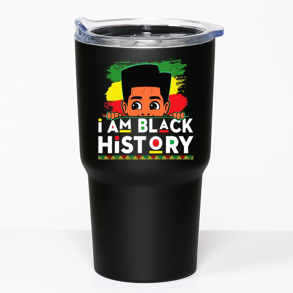 I Am Black History For Boy Black History Month Tumbler
