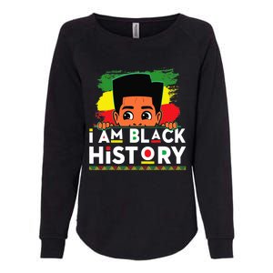 I Am Black History For Boy Black History Month Womens California Wash Sweatshirt