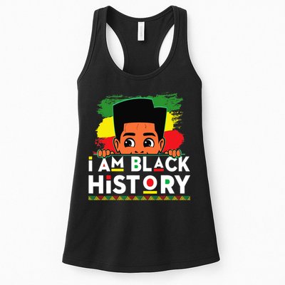 I Am Black History For Boy Black History Month Womens Tank Top