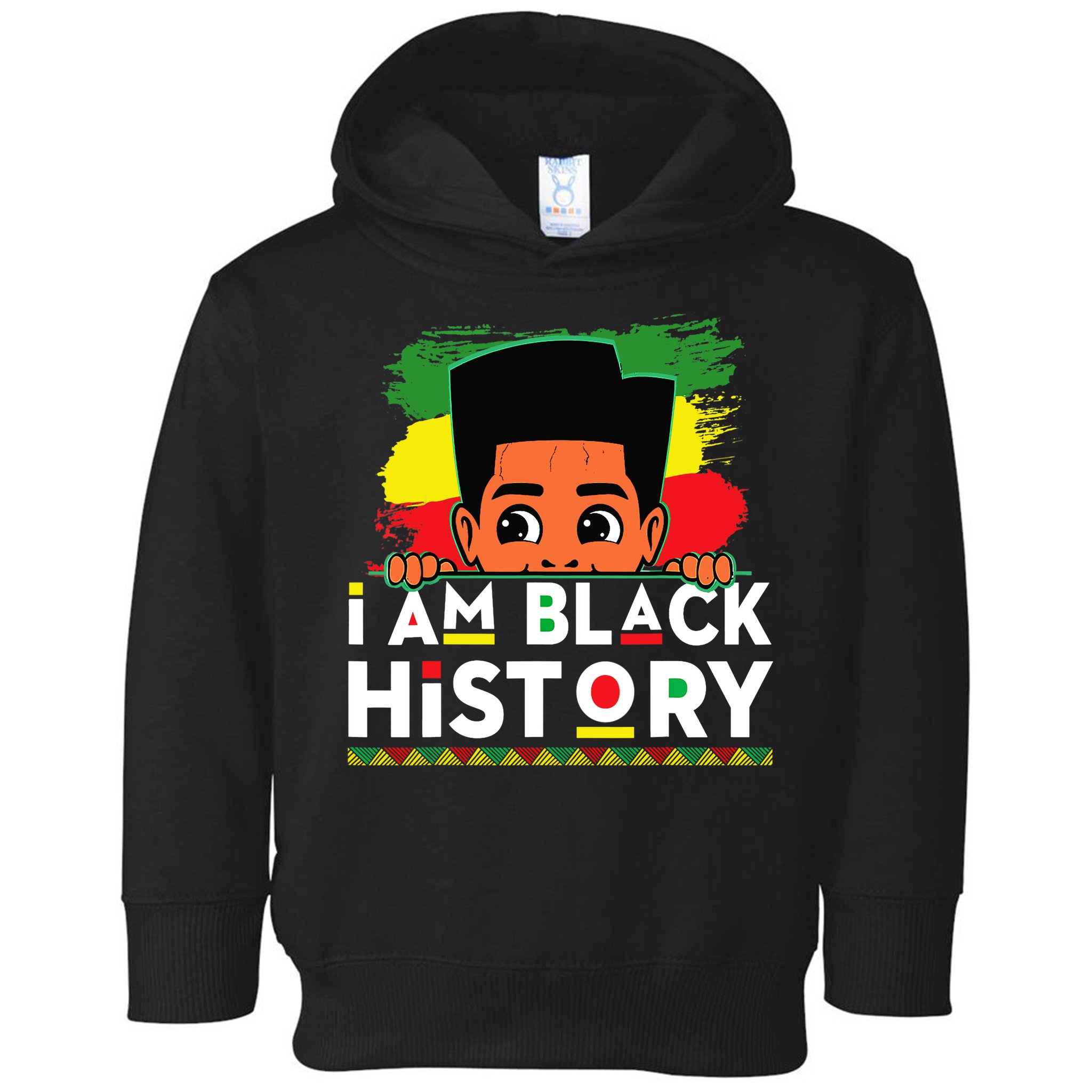 I Am Black History For Boy Black History Month Toddler Hoodie