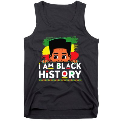 I Am Black History For Boy Black History Month Tank Top