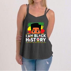 I Am Black History For Boy Black History Month Women's Strappy Tank