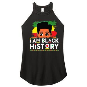 I Am Black History For Boy Black History Month Women's Perfect Tri Rocker Tank