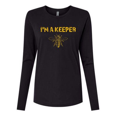 IM A Bee Keeper Honey Bee Apiarist Funny Beekeeping Womens Cotton Relaxed Long Sleeve T-Shirt