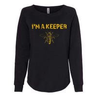 IM A Bee Keeper Honey Bee Apiarist Funny Beekeeping Womens California Wash Sweatshirt