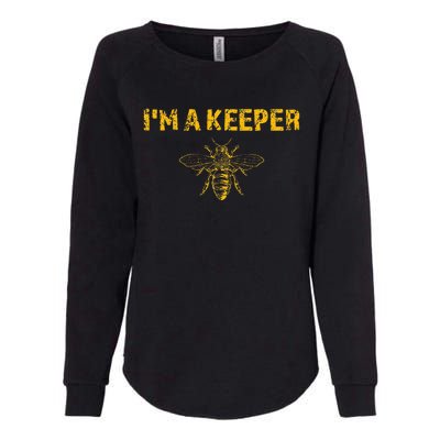 IM A Bee Keeper Honey Bee Apiarist Funny Beekeeping Womens California Wash Sweatshirt