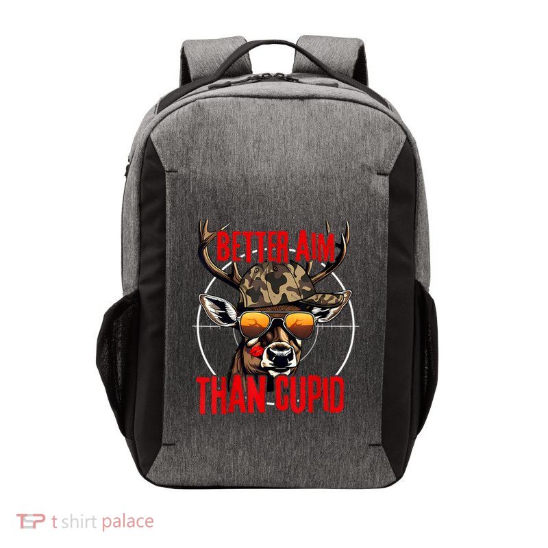 I Aim Better Than Cupid Hunting Valentine’S Day Vector Backpack