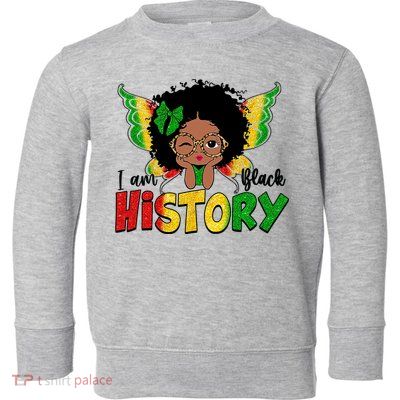I Am Black History Month African American Toddler Sweatshirt
