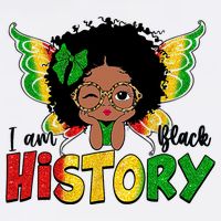 I Am Black History Month African American Bucket Hat