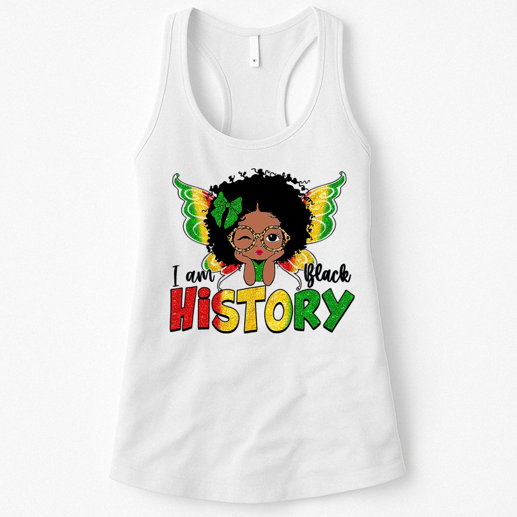 I Am Black History Month African American Womens Tank Top