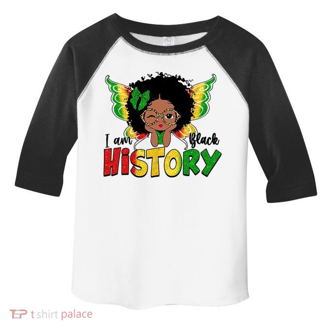 I Am Black History Month African American Toddler Fine Jersey T-Shirt