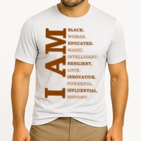 I Am Black Powerful Pride Quote Cooling Performance Crew T-Shirt