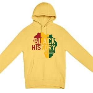 I Am Black History Black History Month Gift Premium Pullover Hoodie