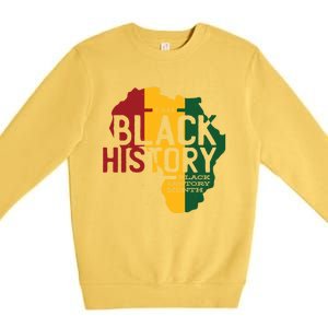 I Am Black History Black History Month Gift Premium Crewneck Sweatshirt