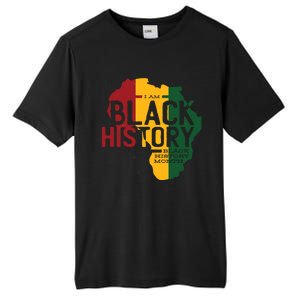 I Am Black History Black History Month Gift Tall Fusion ChromaSoft Performance T-Shirt