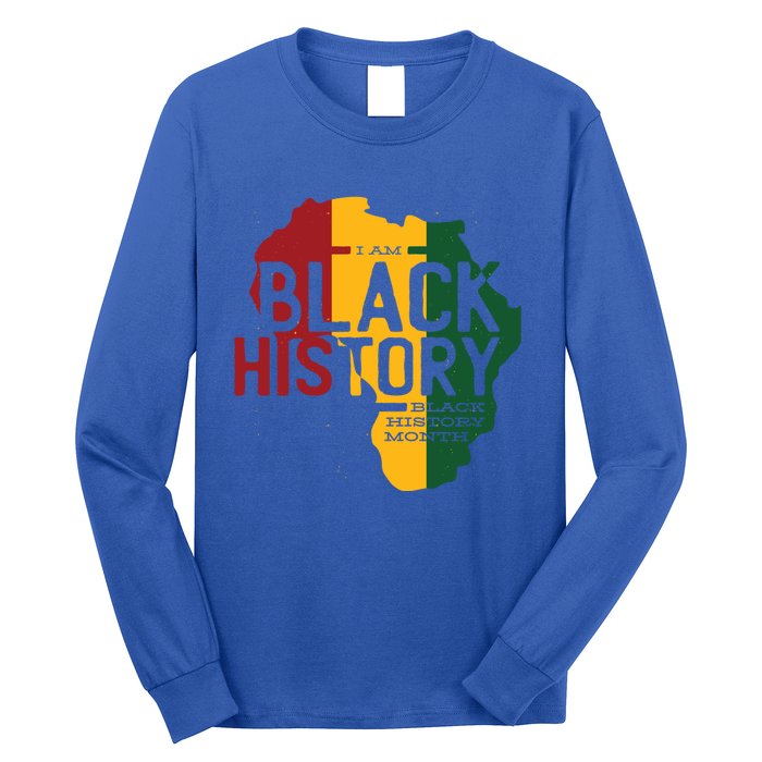 I Am Black History Black History Month Gift Long Sleeve Shirt