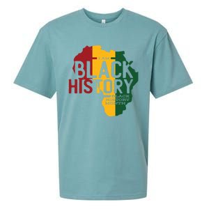 I Am Black History Black History Month Gift Sueded Cloud Jersey T-Shirt