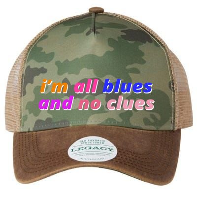 I'm All Blues And No Clues Legacy Tie Dye Trucker Hat