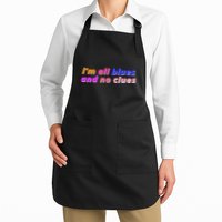 I'm All Blues And No Clues Apron