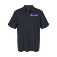 I'm All Blues And No Clues Softstyle Adult Sport Polo