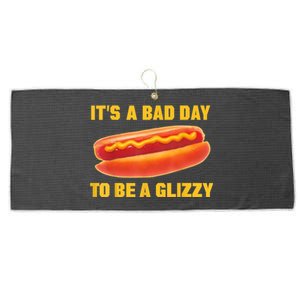 It’s A Bad Day To Be A Glizzy Large Microfiber Waffle Golf Towel