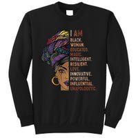 I Am Black Woman Black History Month Unapologetically Sweatshirt