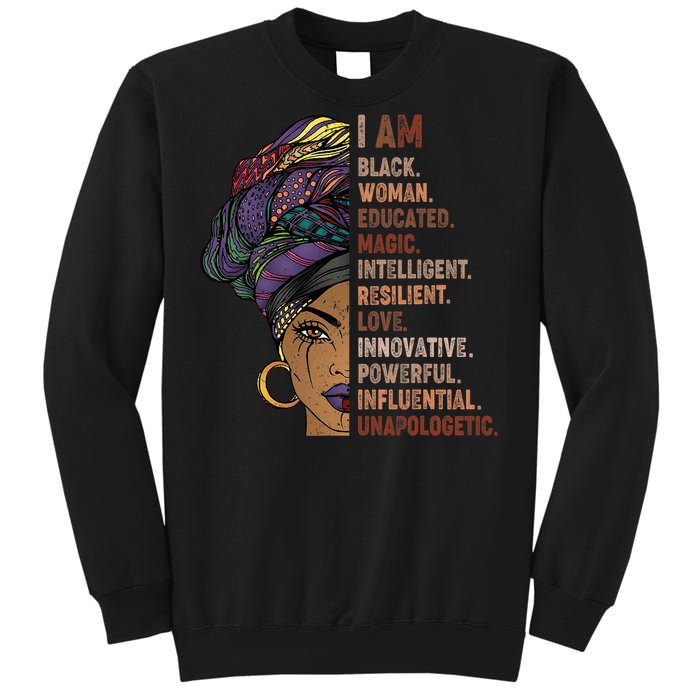 I Am Black Woman Black History Month Unapologetically Sweatshirt