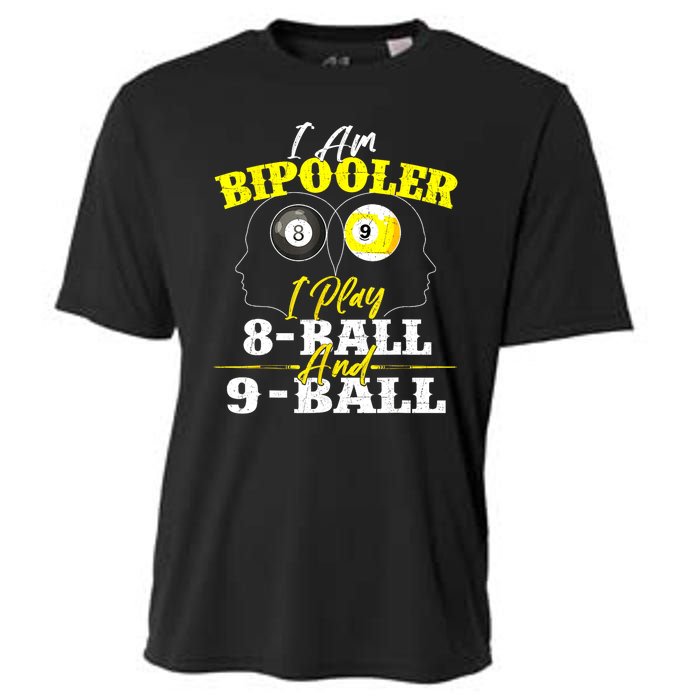 I Am Bipooler Snooker Game Pool Player Billiards Lover Gift Cooling Performance Crew T-Shirt