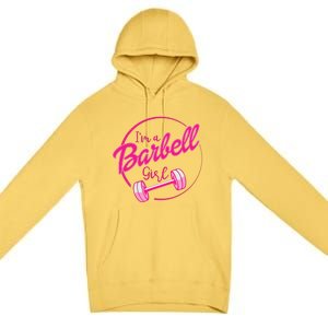 IM A Barbell Girl Premium Pullover Hoodie