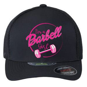 IM A Barbell Girl Flexfit Unipanel Trucker Cap