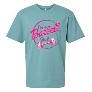 IM A Barbell Girl Sueded Cloud Jersey T-Shirt