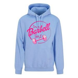 IM A Barbell Girl Unisex Surf Hoodie