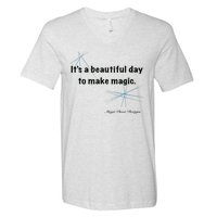 It’S A Beautiful Day To Make Magic V-Neck T-Shirt