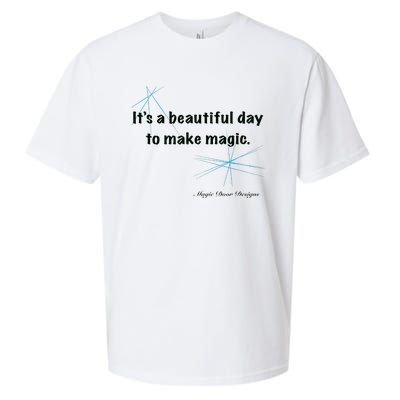 It’S A Beautiful Day To Make Magic Sueded Cloud Jersey T-Shirt