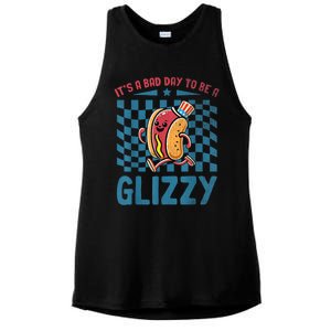 It’S A Bad Day To Be A Glizzy 4th Of July Ladies PosiCharge Tri-Blend Wicking Tank