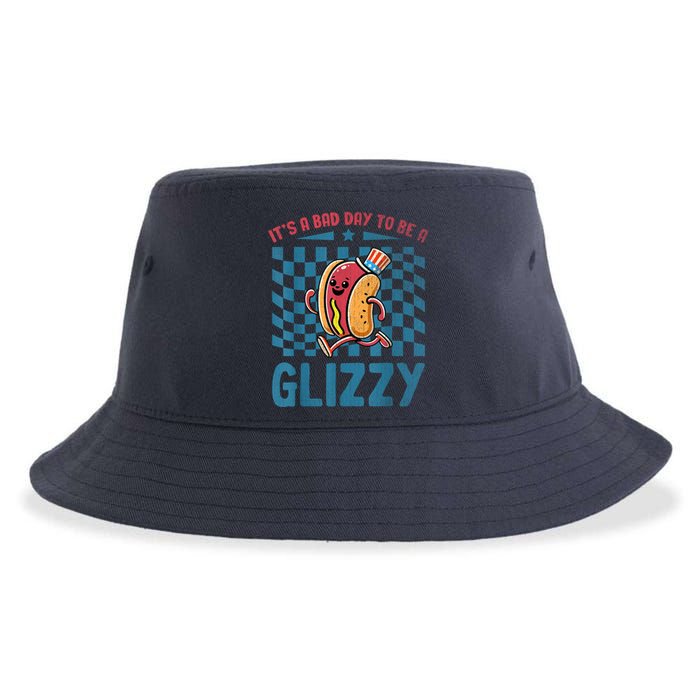 It’S A Bad Day To Be A Glizzy 4th Of July Sustainable Bucket Hat