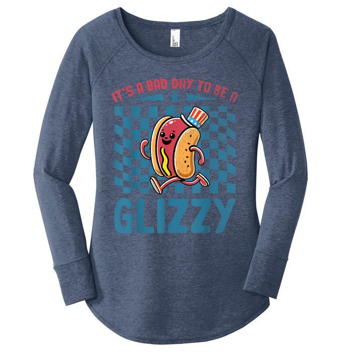 It’S A Bad Day To Be A Glizzy 4th Of July Women's Perfect Tri Tunic Long Sleeve Shirt